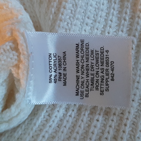 A.N.A Brand White Light Sweater Size Large - Picture 5 of 5
